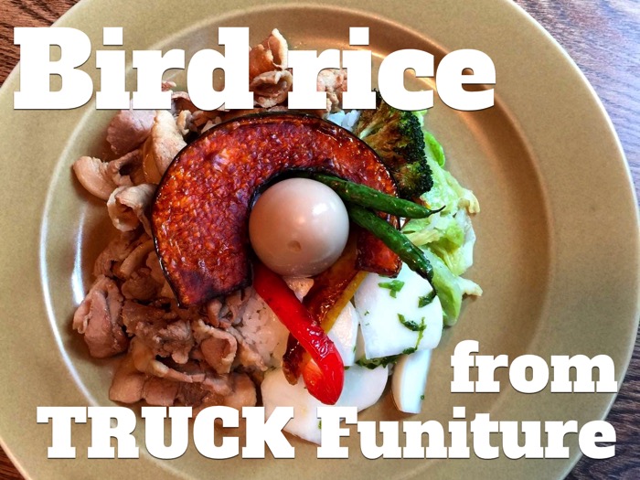 これぞ鳥の巣ご飯！！大阪の家具屋さんTRUCKのカフェBirdで名物「Bird rice（バードライス）」を食べてきた。